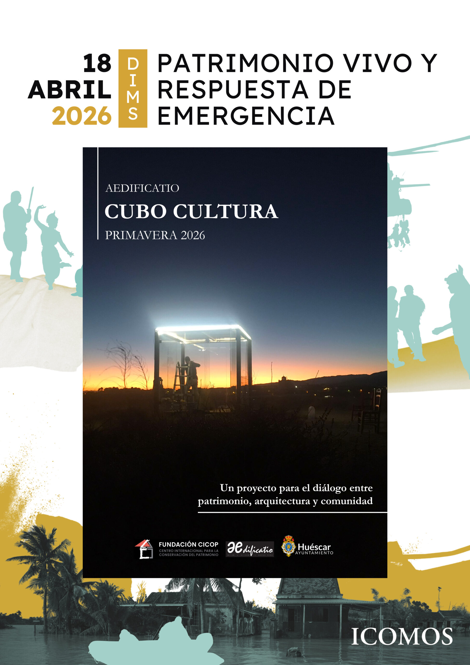 CUBO CULTURA aedificatio. Un proyecto para el diálogo entre patrimonio, arquitectura y comunidad.