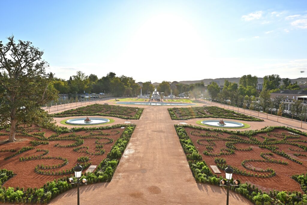 Vista general del Jardín del Parterre